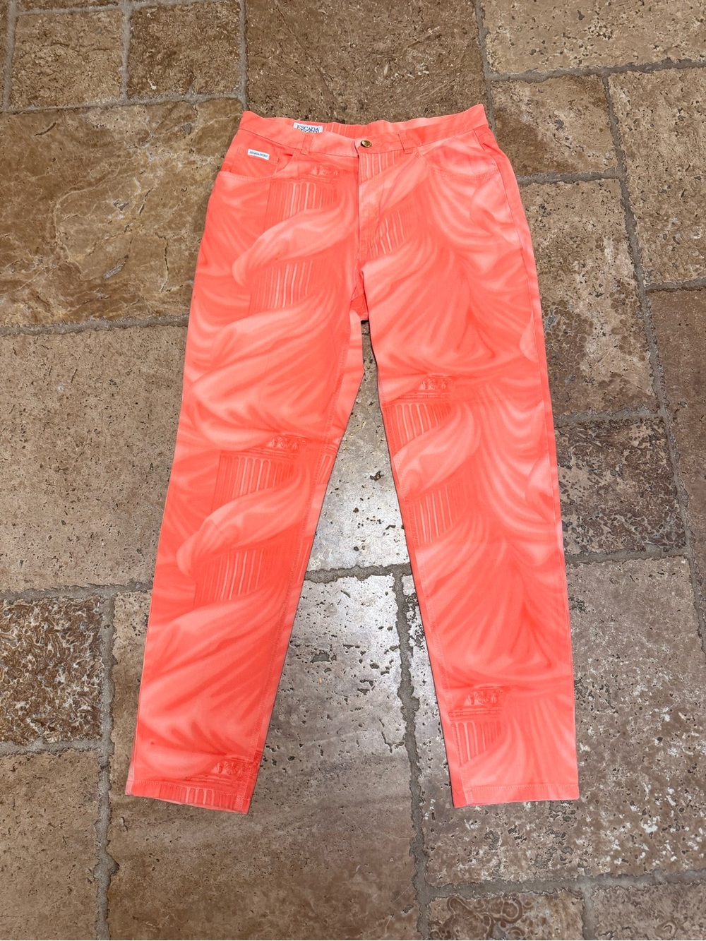 Escada Sport Women’s Size 42 Euro /10 USA Vintage 90’s Column Print Pants